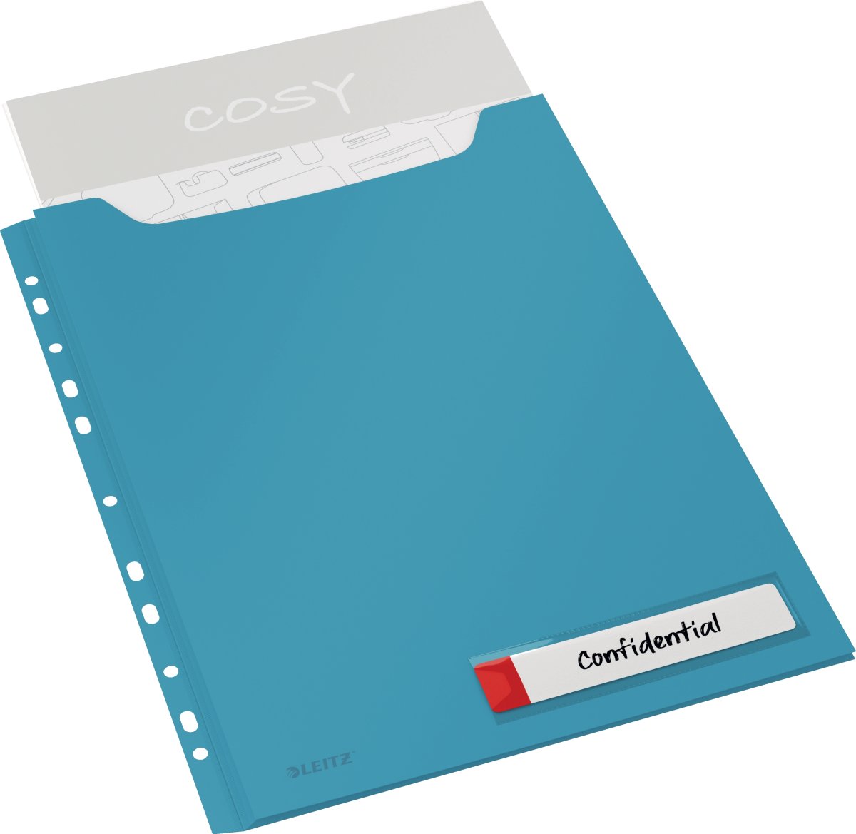 Leitz Cosy Pocket, A4, Exspand., Blå 3 st.