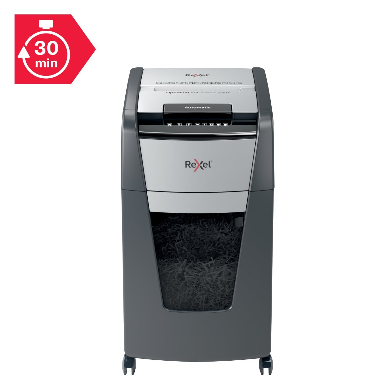 Rexel Optimum AutoFeed+ 225M Dokumentförstörare