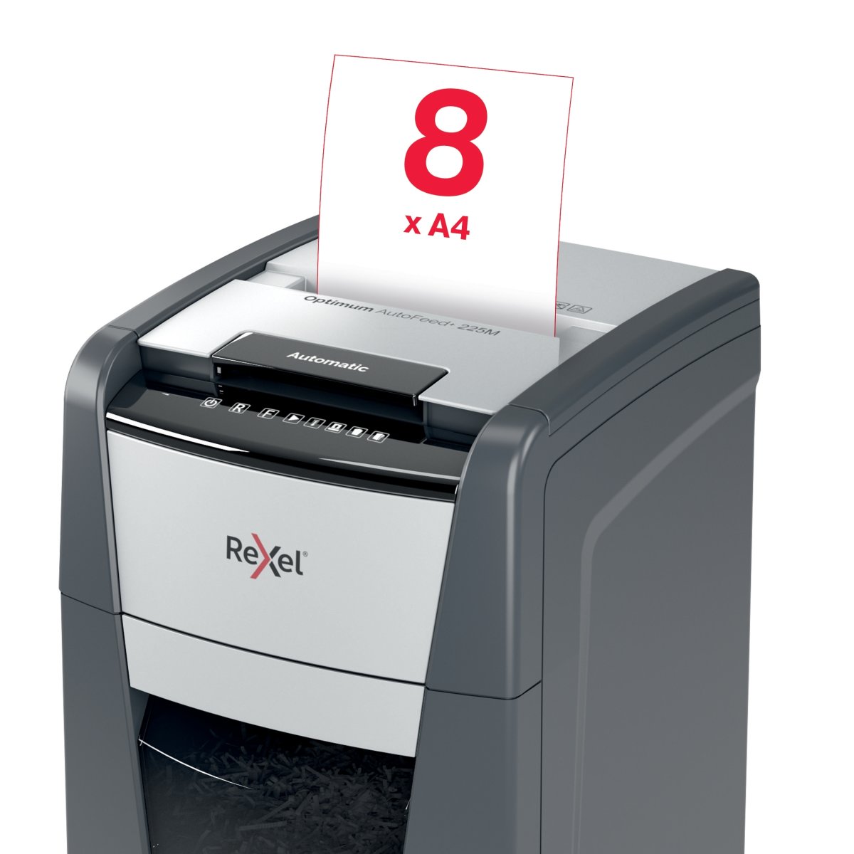 Rexel Optimum AutoFeed+ 225M Dokumentförstörare