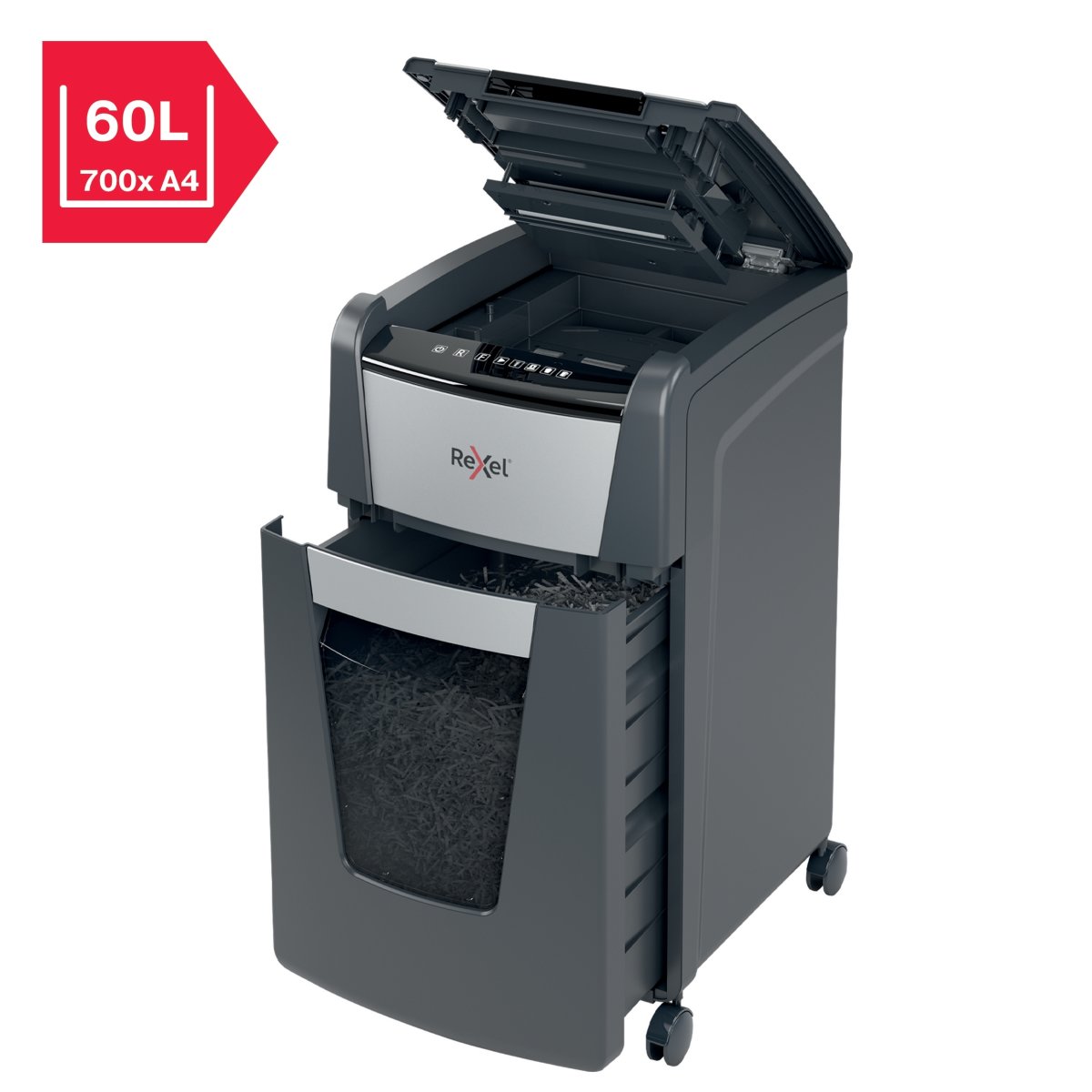 Rexel Optimum AutoFeed+ 225M Dokumentförstörare