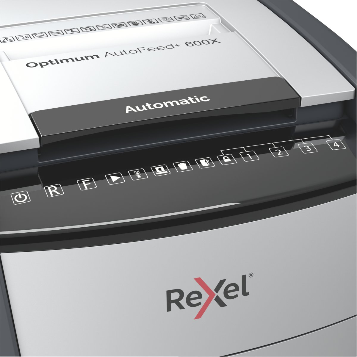 Rexel Optimum AutoFeed+ 600X Dokumentförstörare