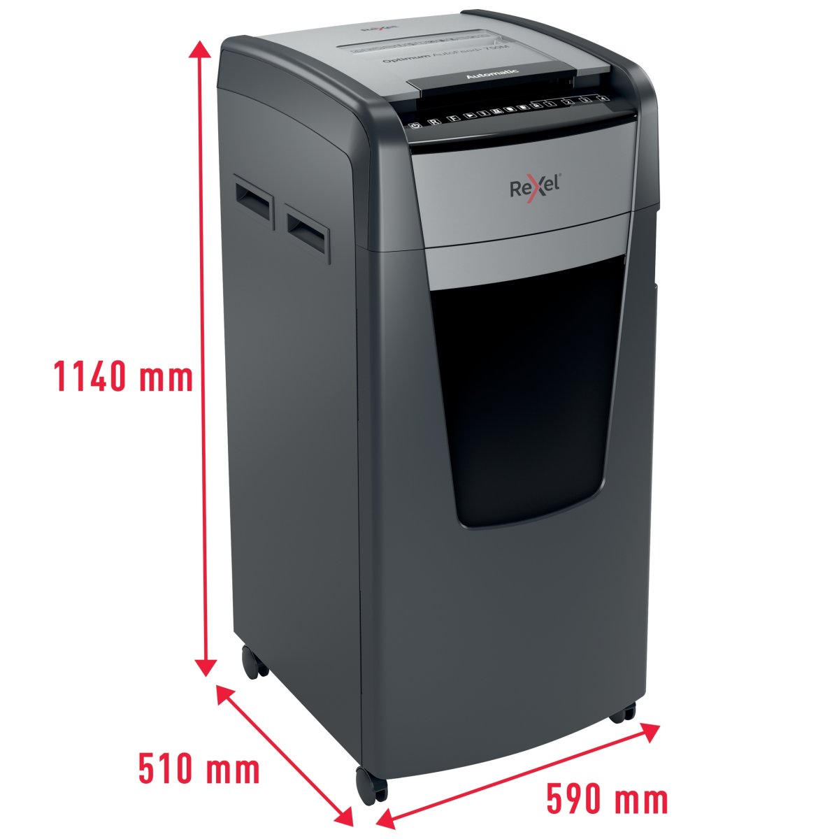 Rexel Optimum AutoFeed + 750M Dokumentförstörare