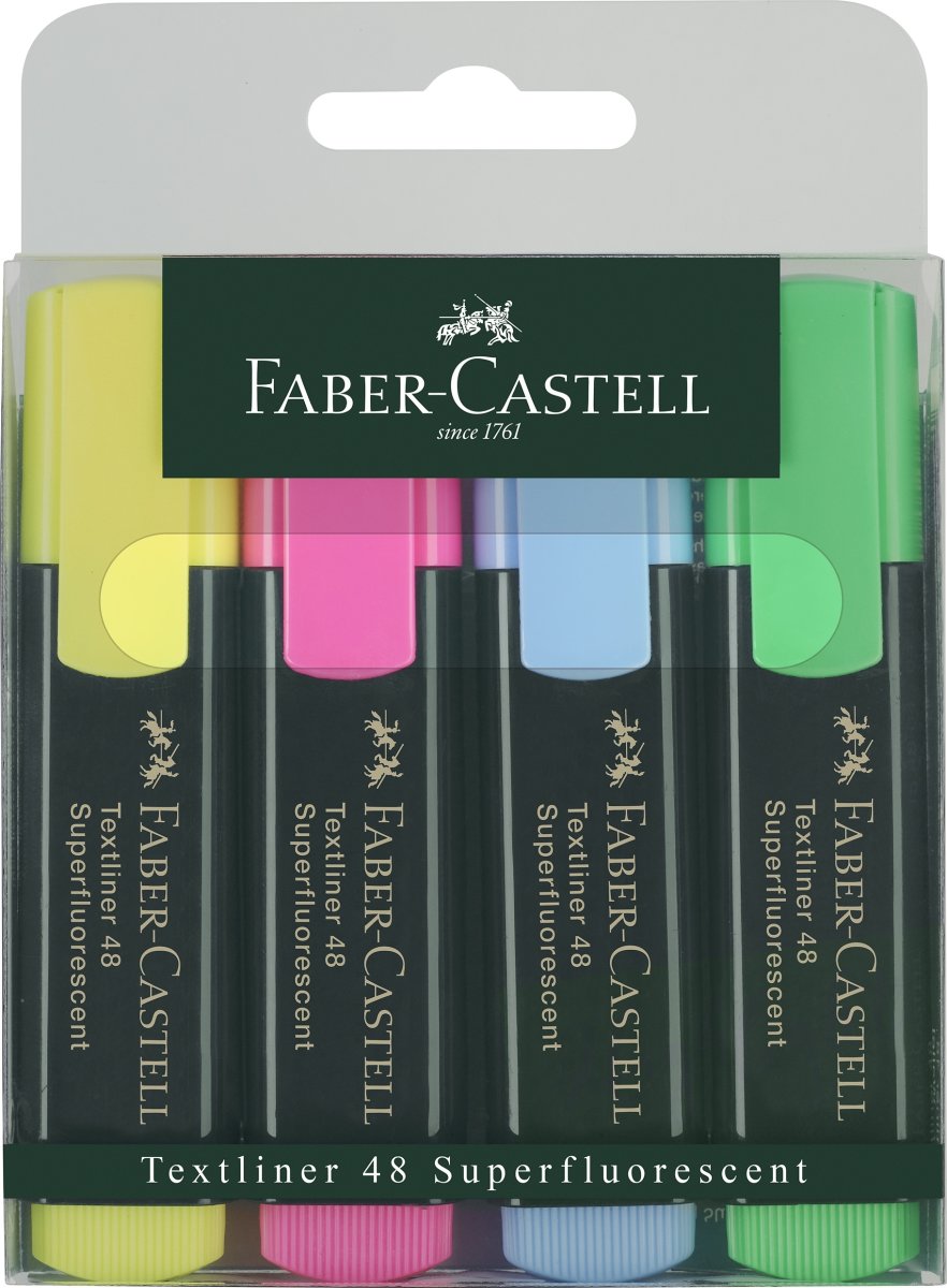 Faber-Castell Textliner, 4 st.
