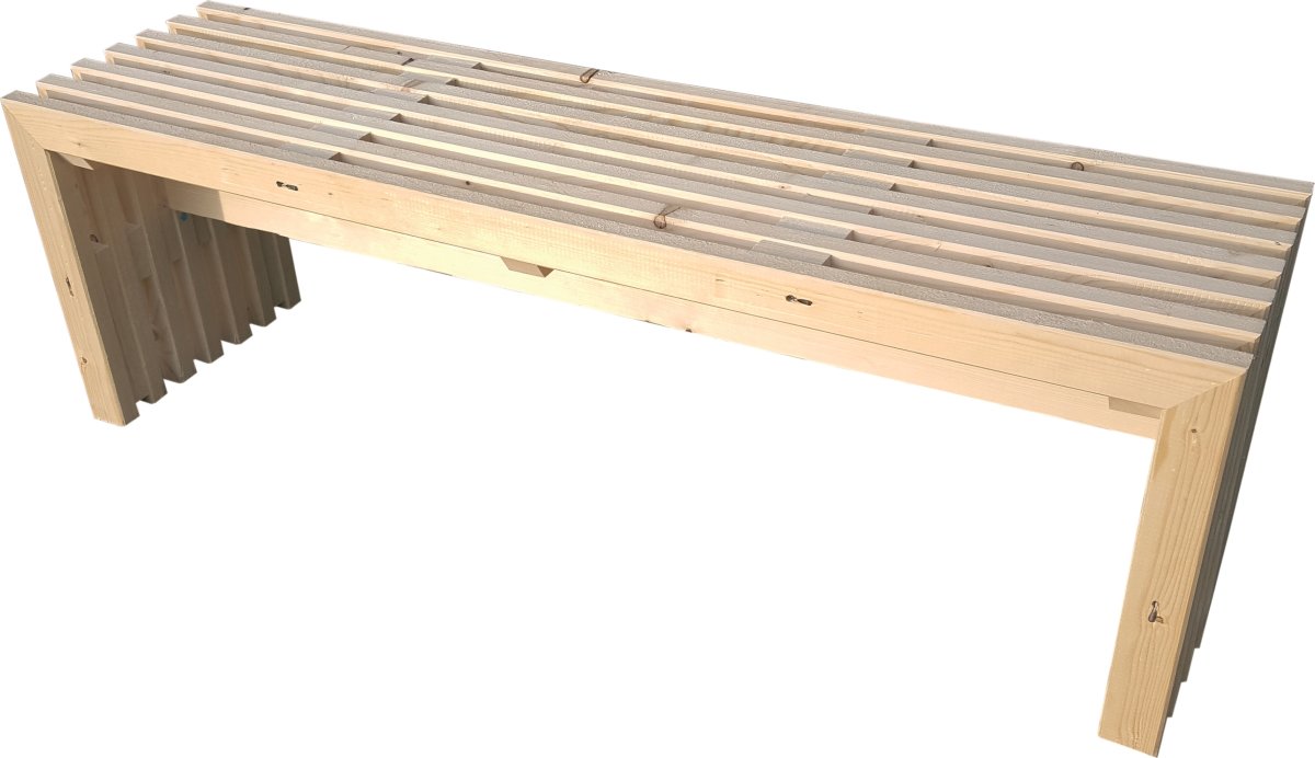 Transportbänk 139x36,5cm, Natur, Made in Denmark