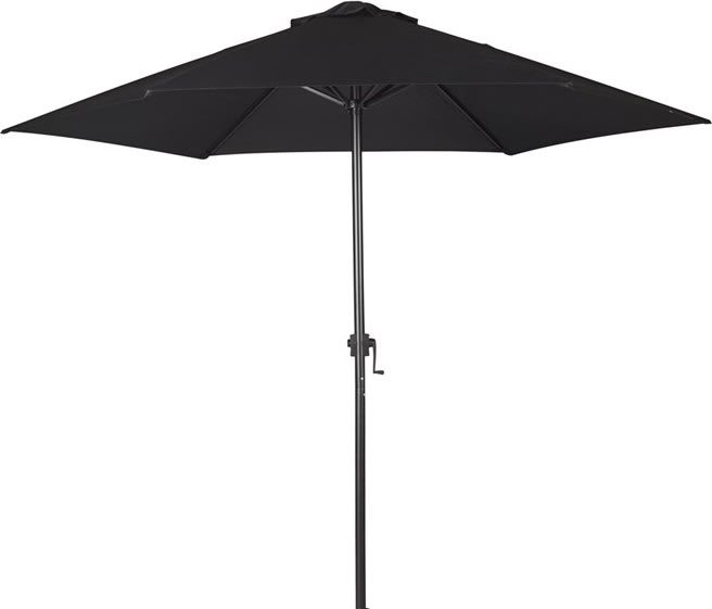 Phillip parasoll Ø 2.5 m svart