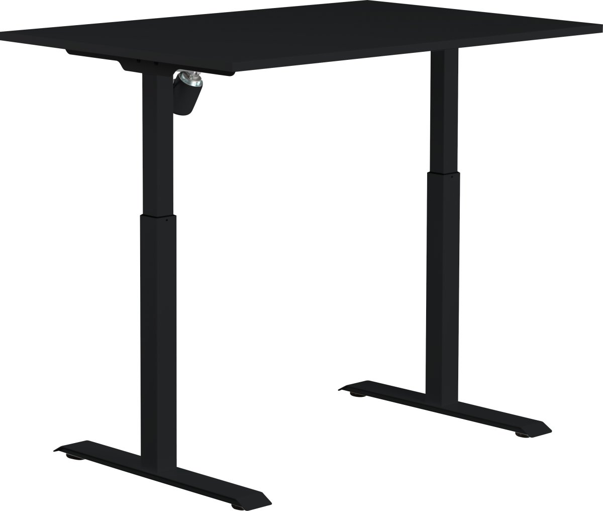 Sun-Flex II höj/sänkbart bord, 120x80, svart/svart