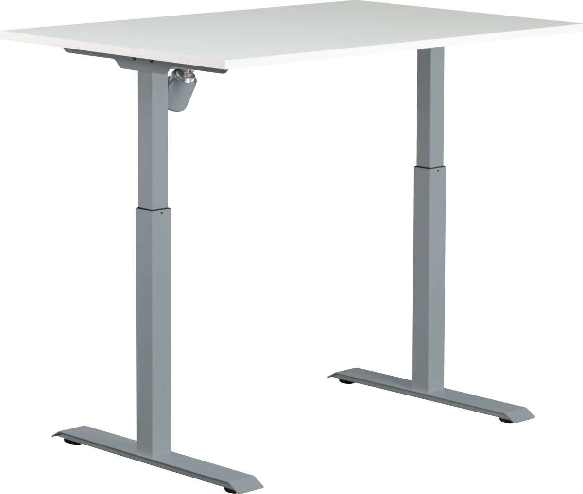 Sun-Flex II höj- & sänkbart bord, 120x80, Vit/grå