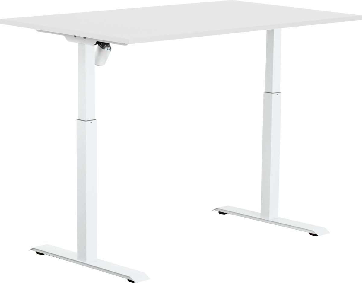 Sun-Flex II höj-/sänkbart bord, 140x80, Vit/vit