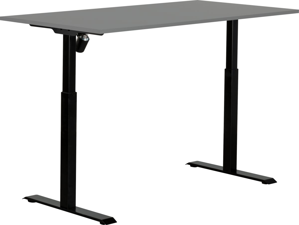 Sun-Flex II höj/sänkbart bord/151x80/Antracit/svar
