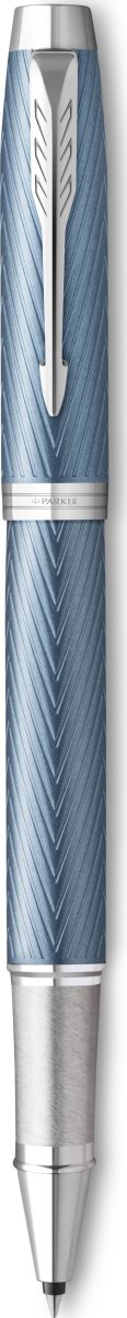 Parker IM Premium Blue/Grey CT Rollerballpenna | F