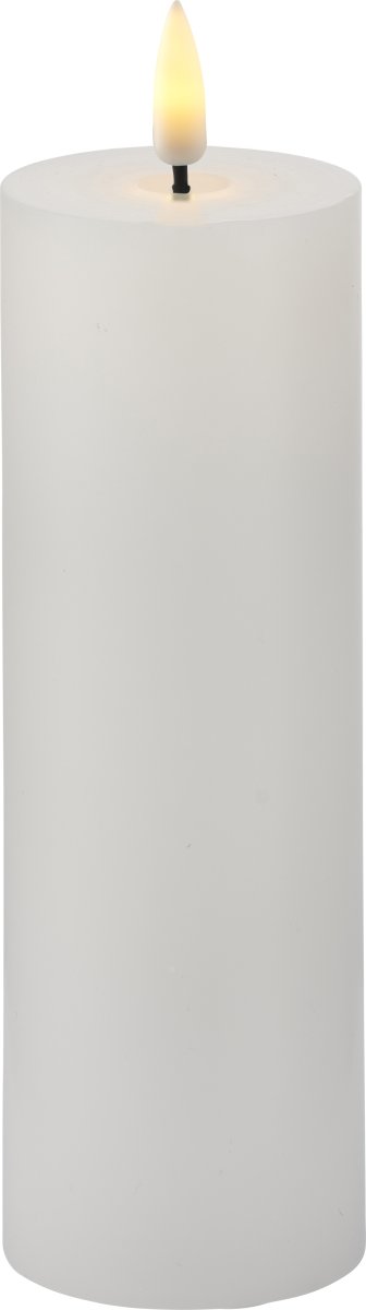 Sille Exclusive LED Ljus, Ø5 x H15 cm, Vit