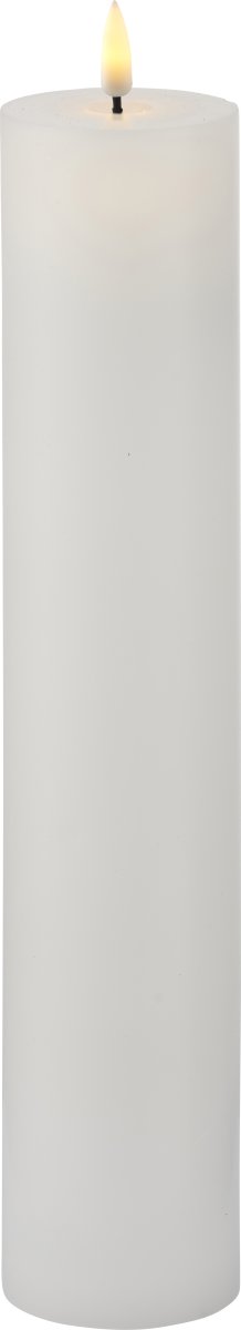 Sille Exclusive LED Ljus Ø5 x H25 cm, Vit