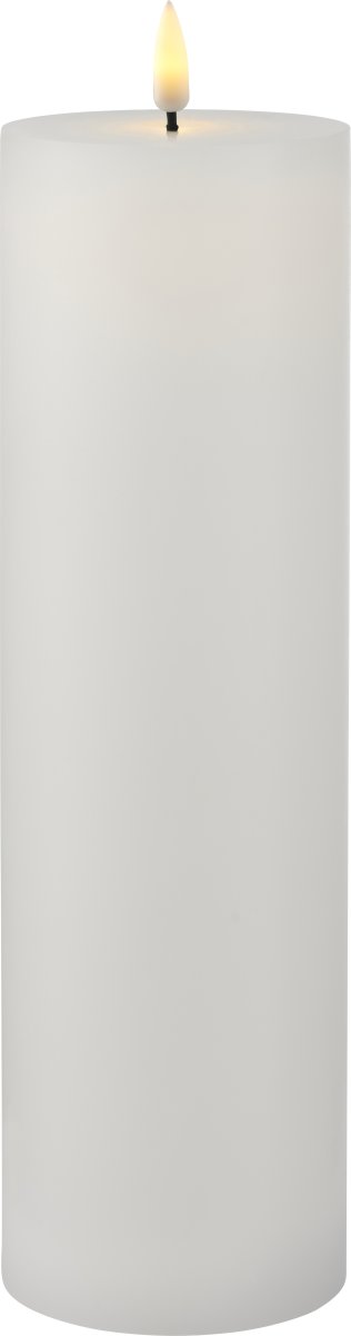 Sille Exclusive LED Ljus Ø7,5 x H25 cm, Vit