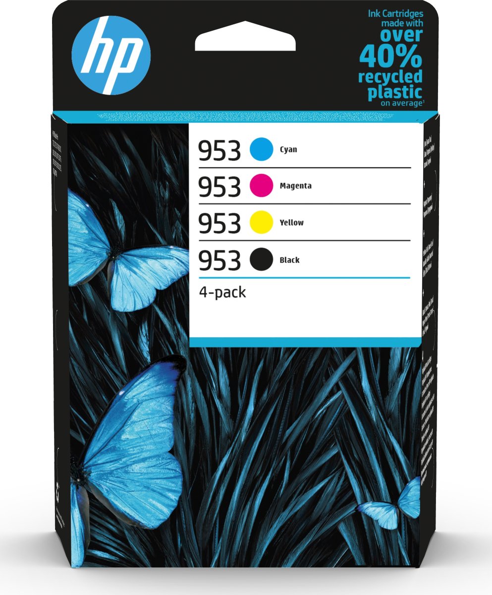 HP nr 953 CMYK bläckpatron, flerpack, blister