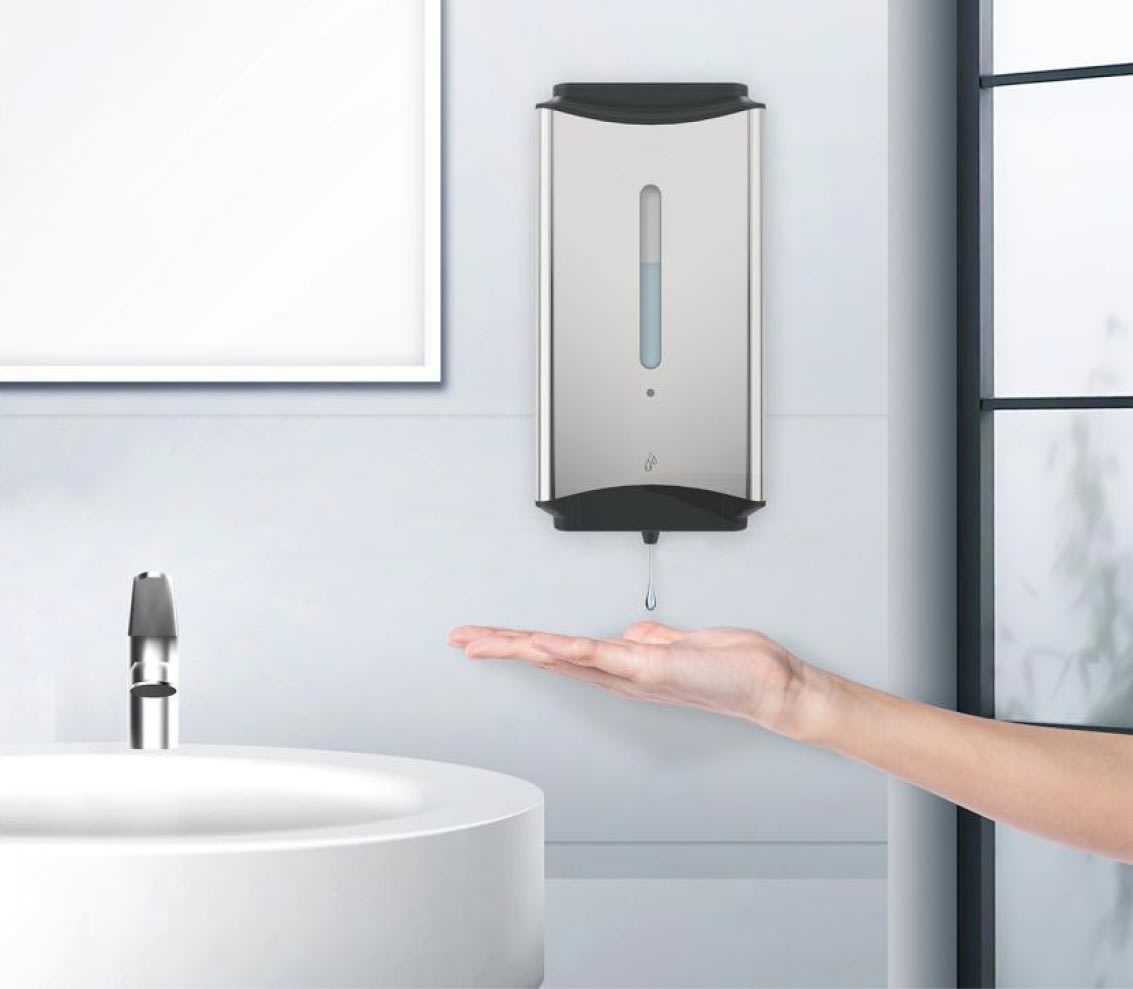 Thermex Caremex Dispenser | Kontaktfri | Stål