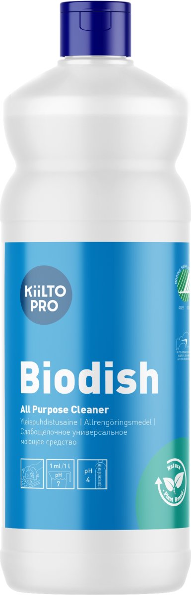 Kiilto Pro Natura diskmedel | Biodish | 1 liter