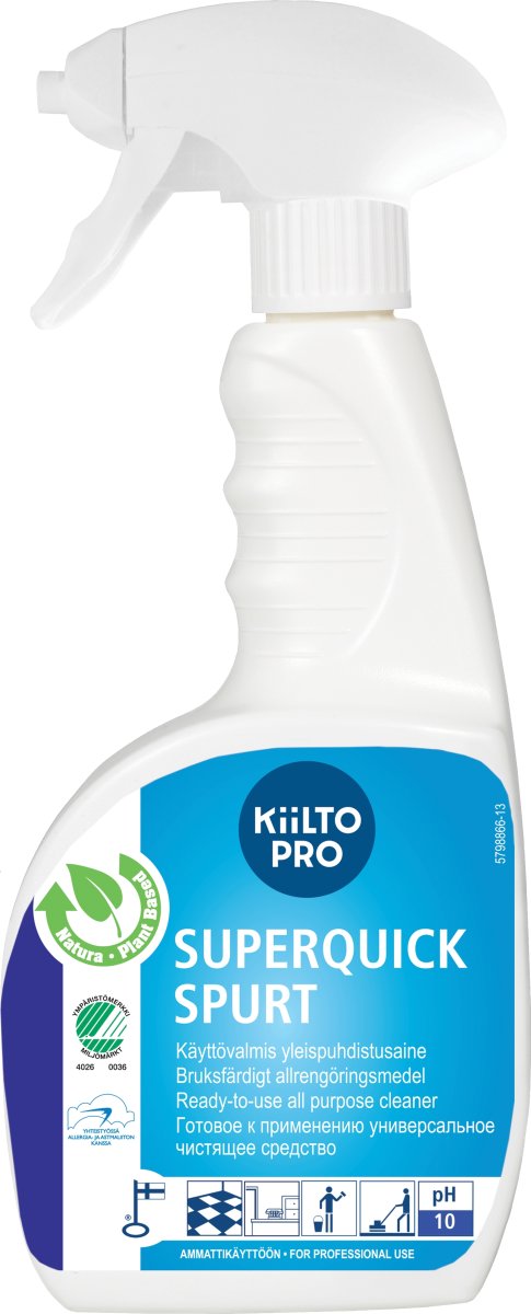 Kiilto Pro Natura Spray | Superquick | 750 ml