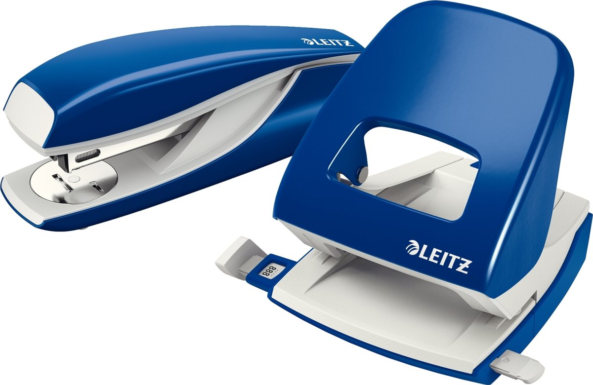 Leitz 5502 häftapparat , blå