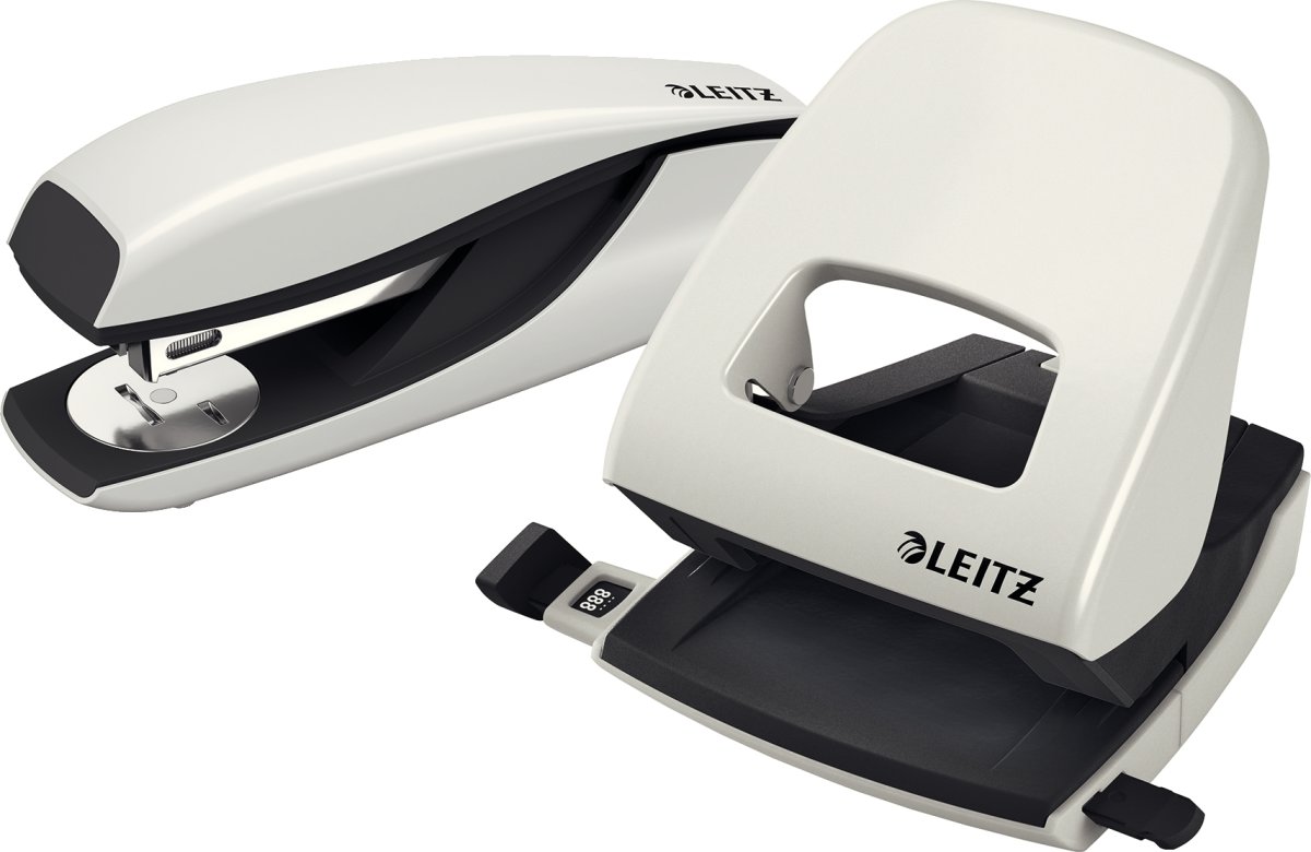 Leitz 5502 häftapparat, grå