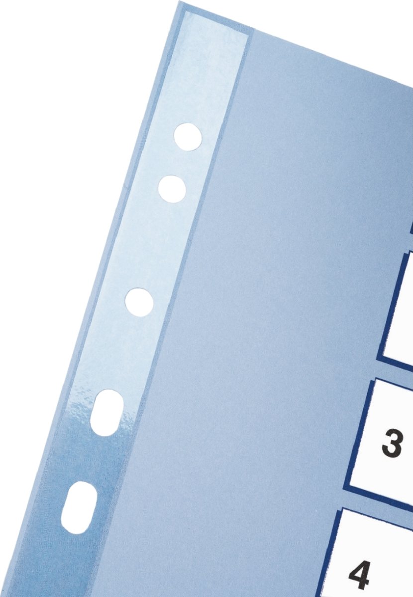 Register Esselte A4 A-Å PP Vit