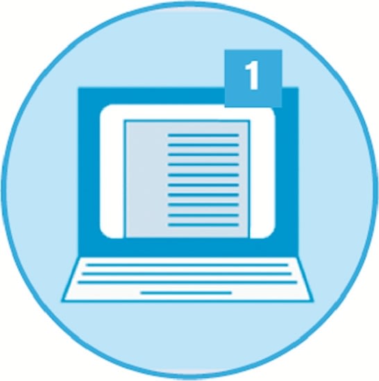 Register Esselte Maxi A4 1-12 För utskrifter