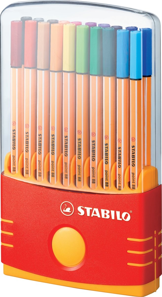 Stabilo Point 88 Fineliner 20 färger