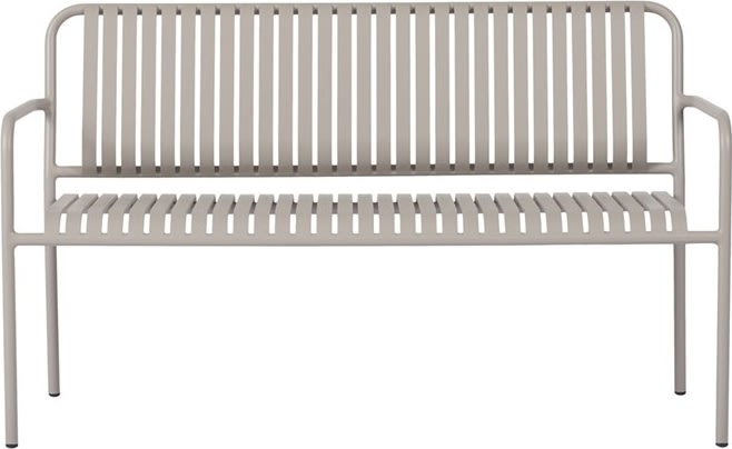 Stella Trädgårdsbänk 140x56cm, grå