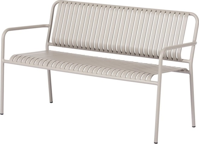 Stella Trädgårdsbänk 140x56cm, grå