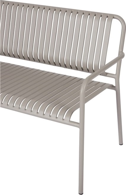 Stella Trädgårdsbänk 140x56cm, grå