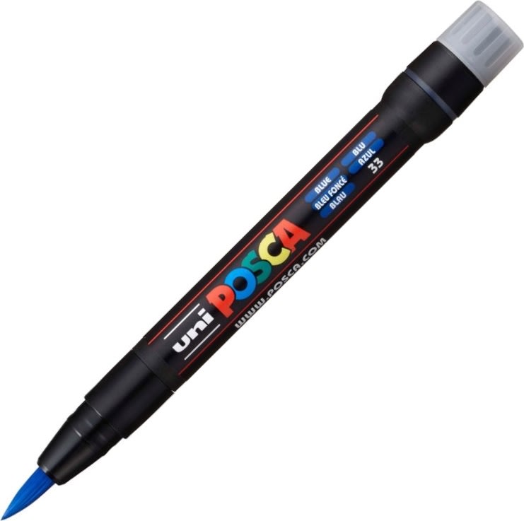 Posca Marker | PCF350 | Brush | 1-10 mm | Blå