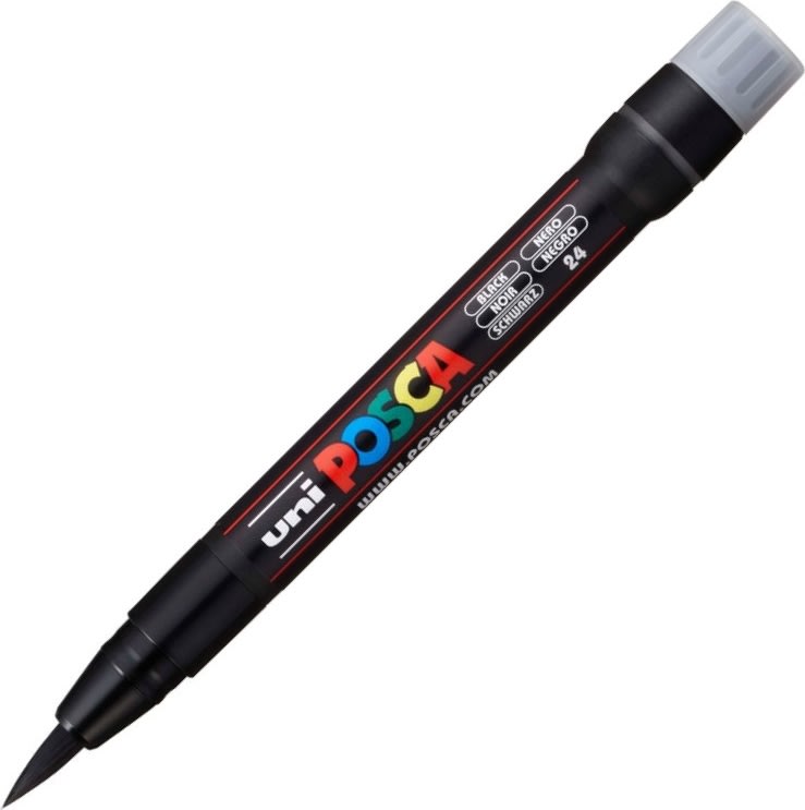 Posca Marker | PCF350 | Brush | 1-10 mm | Black