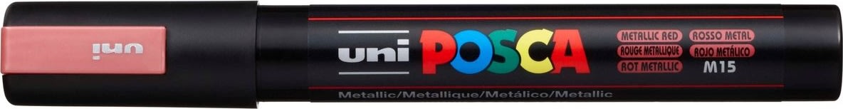 Posca Marker | PC-5M | M | 2,5 mm | Röd metall