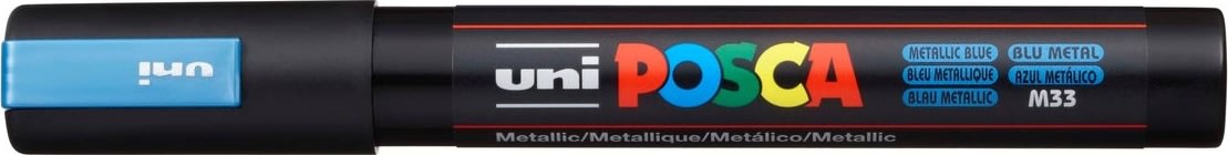 Posca Marker | PC-5M | M | 2,5 mm | Blå metall