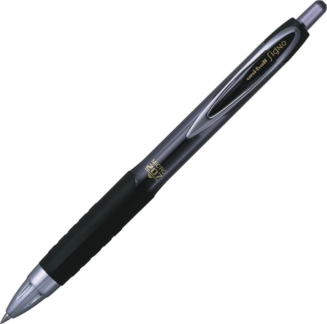 Uni-ball UMN-207 gelpenna, micro, svart
