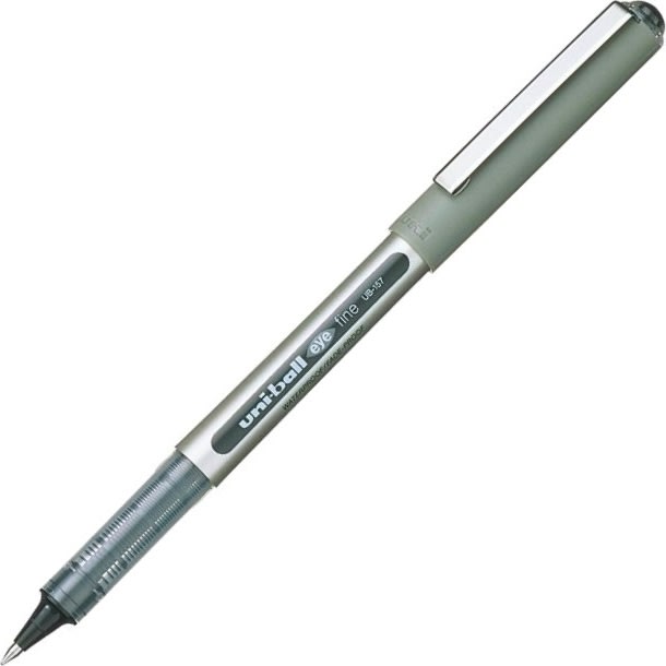 Uni-ball UB-157 rollerballpenna, eye fine, svart