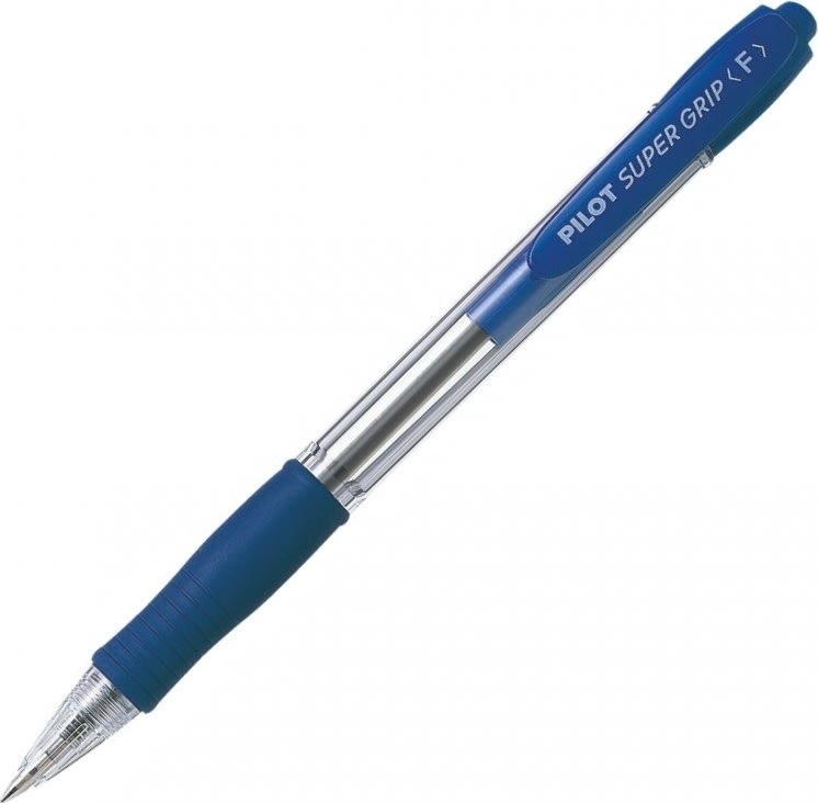 Pilot Super Grip kulspetspenna, fine, blå