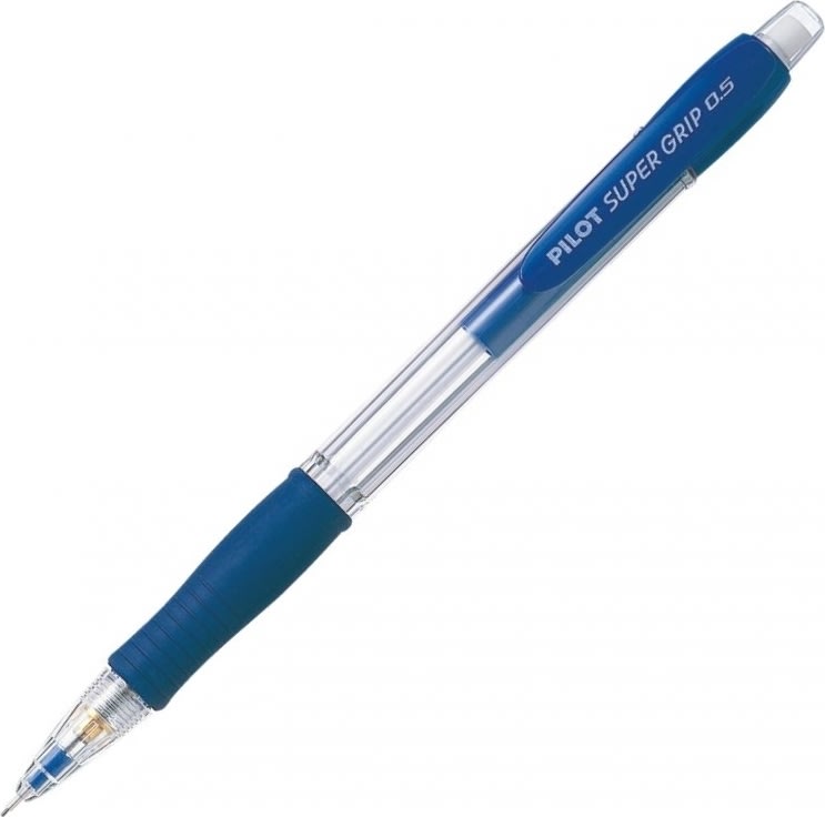 Pilot Super Grip stiftpenna, H185, 0,5 mm, blå