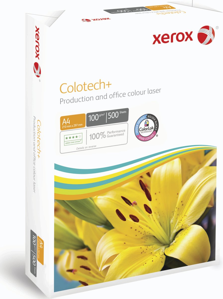Xerox Colotech+ kopieringspapper, A4 / 100 g / 500