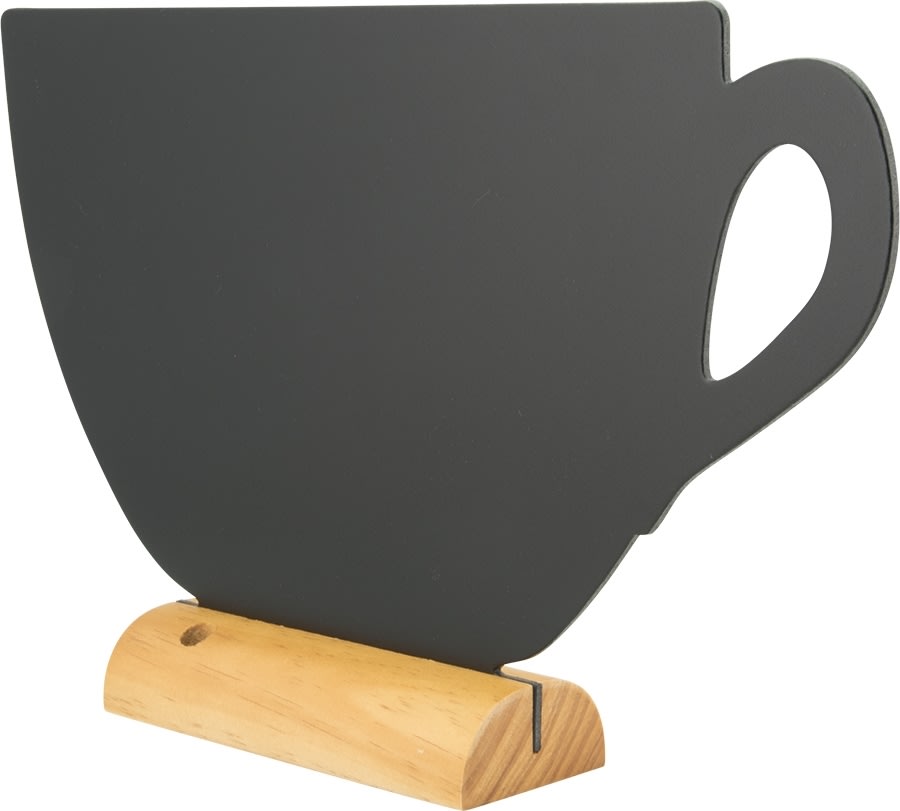 Securit Silhouette Wood Bordsskylt | Cup