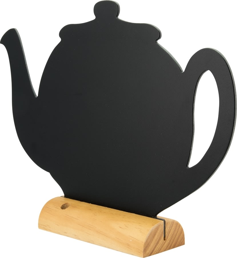 Securit Silhouette Wood Bordsskyltar Teapot 3 st