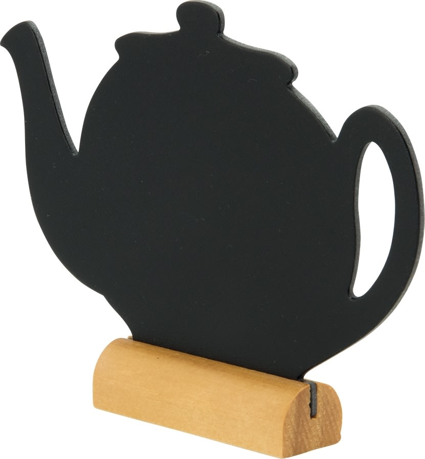 Securit Silhouette Wood Bordsskyltar Teapot 3 st