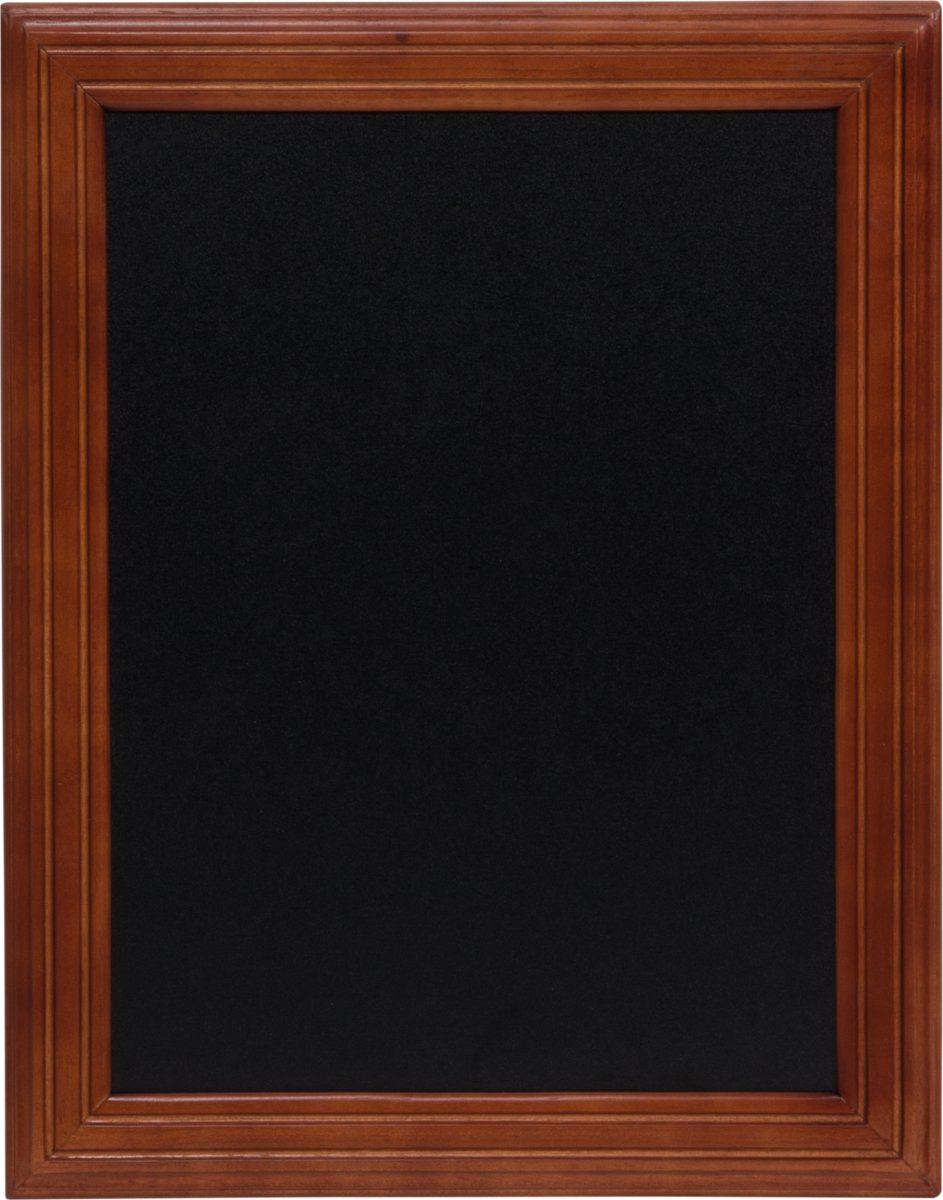 Securit griffeltavla | 47x37 cm | Mörkt trä