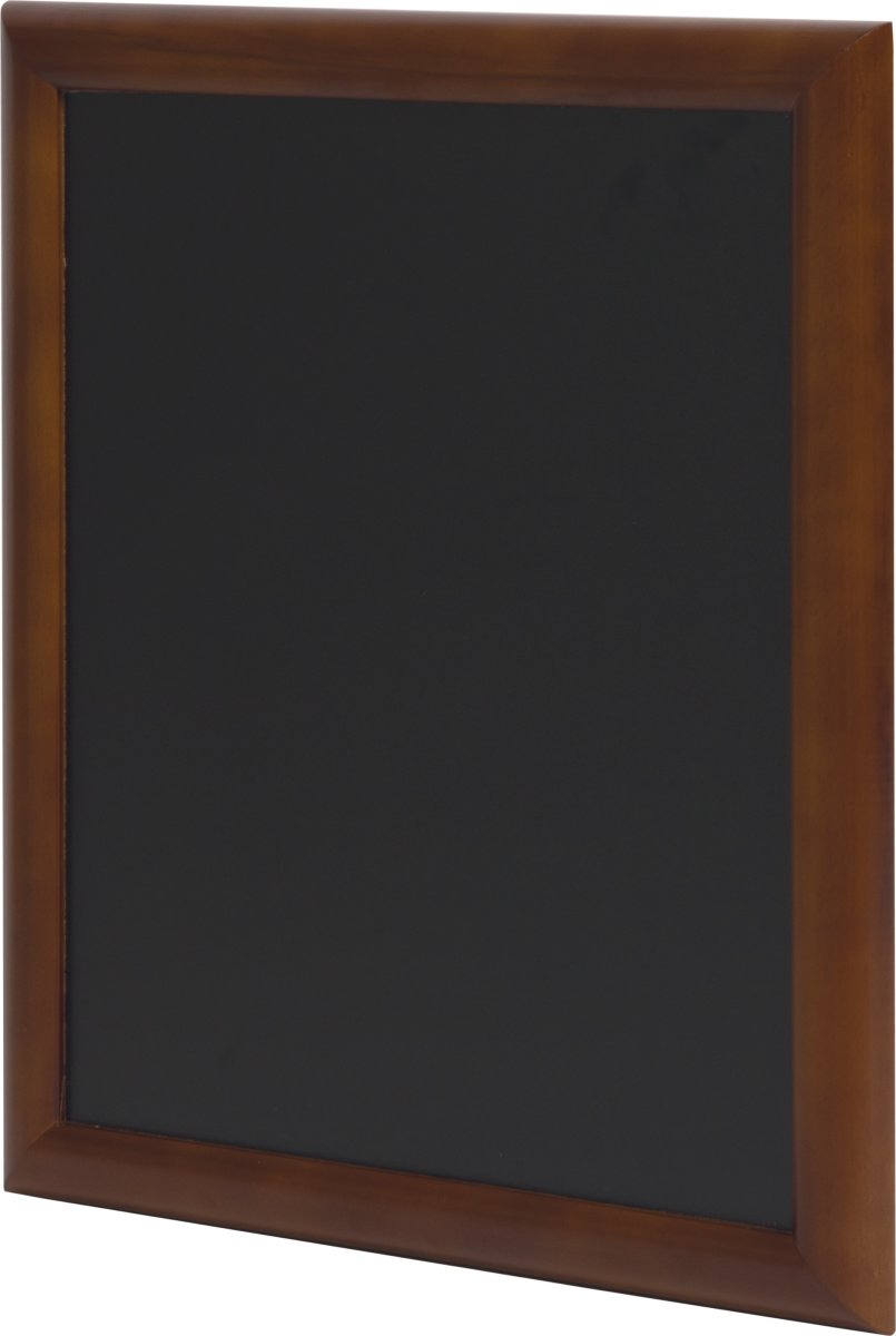 Securit Griffeltavla 76x56 cm, mörkt trä