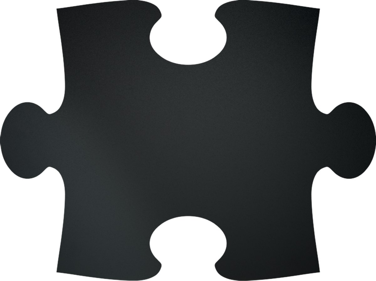 Securit Silhouette Puzzle Griffeltavla, 6 st