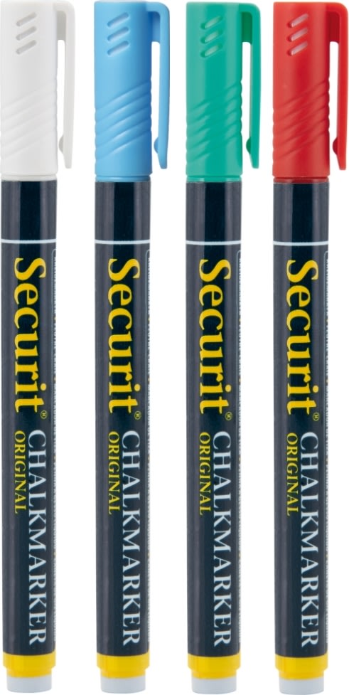 Securit SMA100 Kritmarkörer | 4 färger