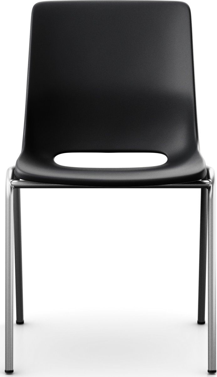 Ana stol utan stoppning, Grafit / Silvermetallic