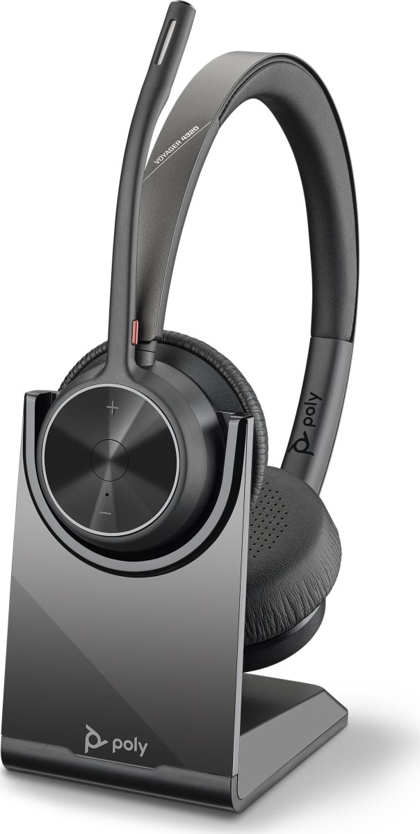 Poly Voyager 4320 Stereo UC USB-A headset med dock