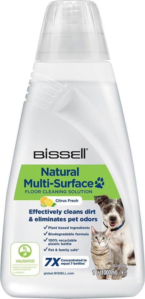 Bissell détergent natural multi-surface pet 2l Bissell