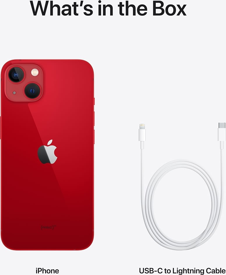 Apple iPhone 13, 512 GB, röd