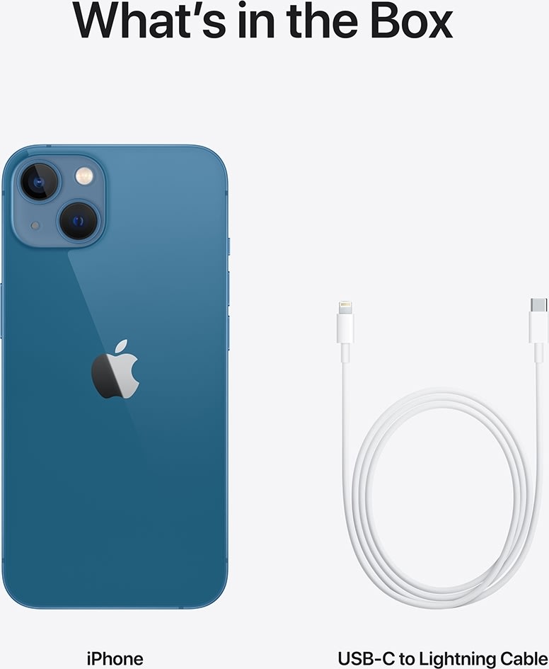 Apple iPhone 13, 128 GB, blå
